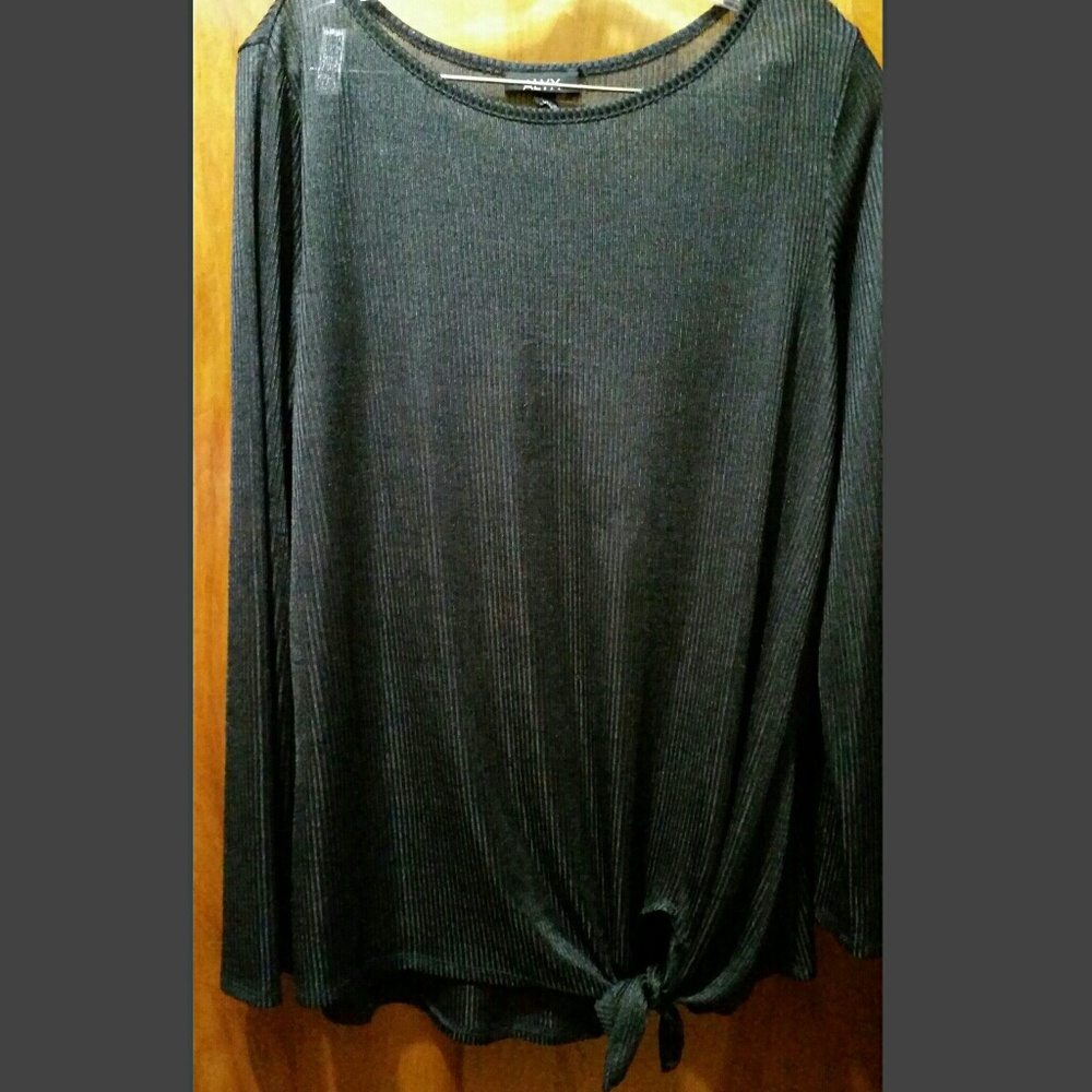 ALYX METALLIC TIE TOP